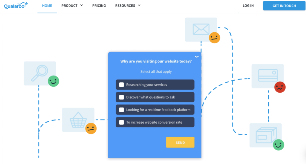 Qualaroo Screenshots |  B2B Marketing |  umami marketing